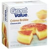 Great Value Creme Brulee Cheesecake, 13 oz (Frozen)