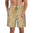 thumbnail image 1 of Fotbe Gold Drops Trajes de Baño Estampados para Hombre, Shorts de Verano de Secado Rápido, Ropa de Playa, Bañadores-Large, 1 of 6