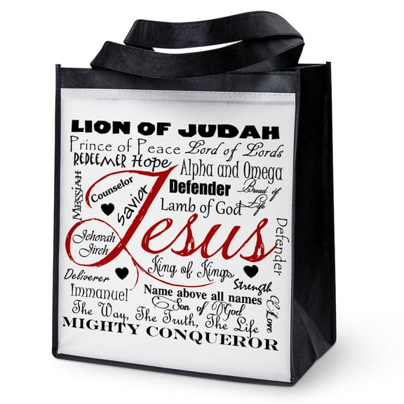 CafePress - The Name Of Jesus - 12"x 13", 100% Recycled, Reusable Grocery Bag
