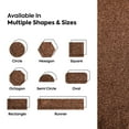 thumbnail image 4 of Furnish My Place DC Custom Rug - 7 ft. x 9 ft., Brown, Indoor Rug for Bedrooms, Hallways, Living Rooms, 4 of 12