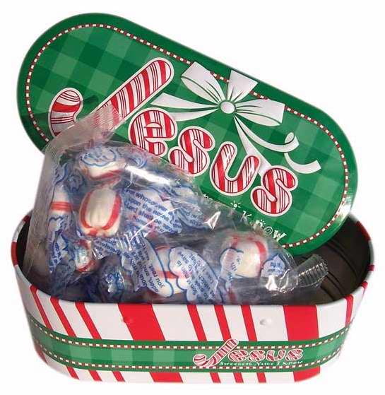 Jesus Christmas Candy Tin 4 oz