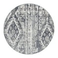 thumbnail image 3 of Unique Loom Basilica Collection Area Rug - Malasana (5' Round Gray/Beige), 3 of 6