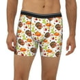 thumbnail image 6 of Sigee Thanksgiving Turkey for Men's Boxer Briefs,Moisture Wicking and Breathable Large, 6 of 9