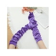 thumbnail image 6 of INSPIRE CHIC Women's Satin Extra Long Gloves Arm Length Full Fingers 1920s Evening Gloves for Dancing Party Purple One Size, 6 of 6