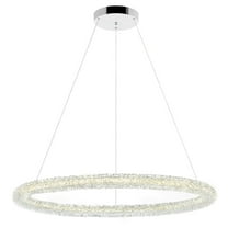 CWI Lighting ArielleContemporary Metal Chandelier with Dimmer in Chrome