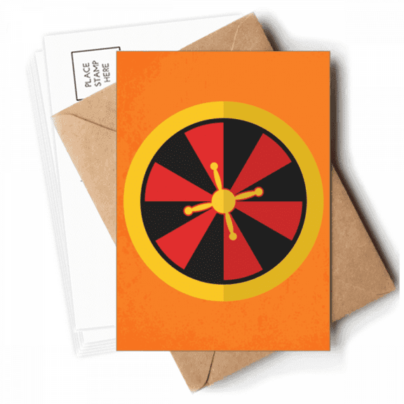 Casino Turntable Element Illustration Postcards Envelopes Blank Note Cards Mailing
