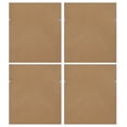 thumbnail image 4 of Maklaine Wood & Fabric Framed Prints in Gray/Ivory (Set of 4), 4 of 7