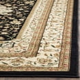 thumbnail image 3 of Safavieh Lyndhurst Marie Floral Area Rug, Black/Ivory, 9' x 12', 3 of 8