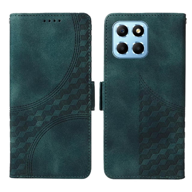 Funda GANGXUN para Honor X8A 5G con diseño acolchado elegante, cuero PU, protección total y ajuste preciso