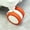 Orange_Hot#1963, variant on Silicone Luggage Wheel Covers for Double Spinner Suitcase Wheels, Noise Reducing Anti Scratch Protectors for 2 to 2.95 Inch Checked Luggage