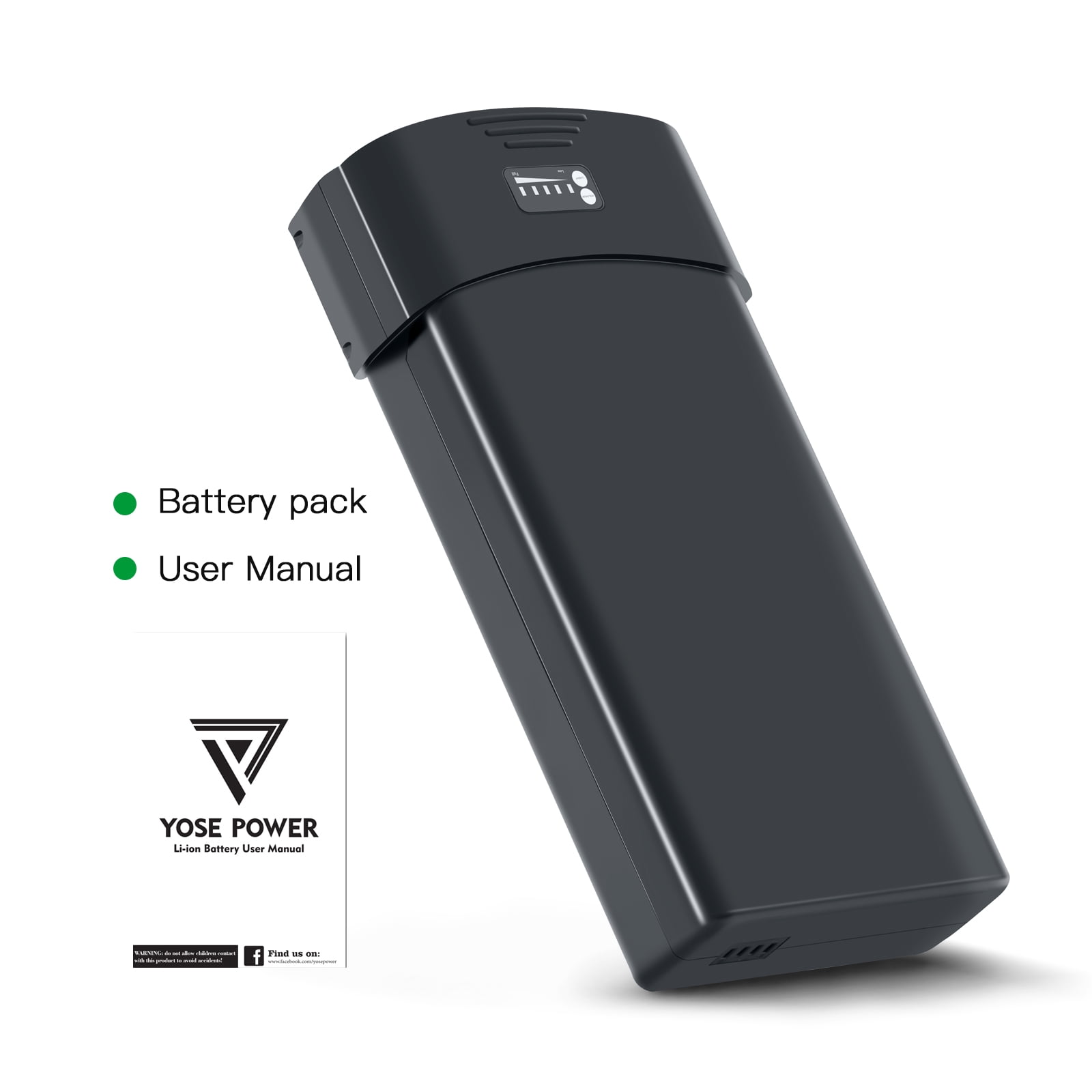 YOSE POWER Ebike Battery 48V 13Ah Battery for PEDEGO Electric Bicycle Pgoebikes Lithium Batteries Replacement Electric Bike Ebike Replacement Battery