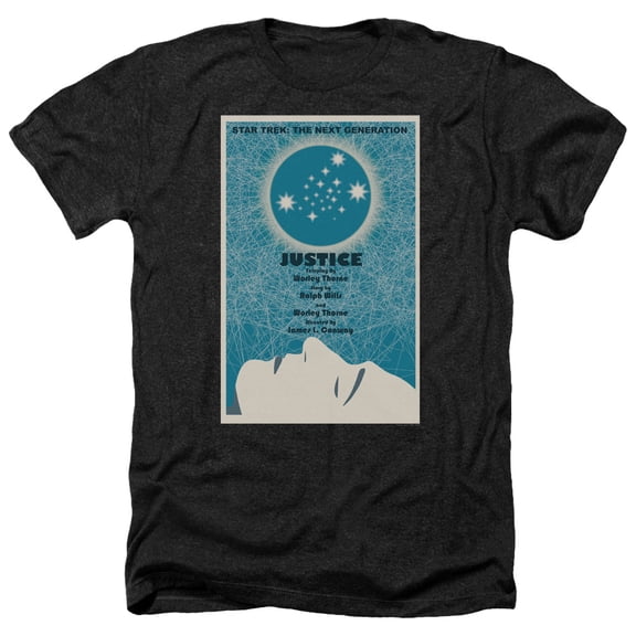 Star Trek - Tng Season 1 Episode 8 - Heather Short Sleeve Shirt - Medium