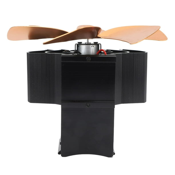 Ventilador De Estufa Accionado Por Calor, Ventilador De Chimenea De 6 Aspas Para Chimenea De Leña, Motores Silenciosos, Respetuoso Con El Medio Ambiente Y Ahorro De Energía