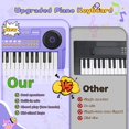 thumbnail image 4 of Teclado de Piano para Niños MusicForset Mejorado 37 Teclas con Micrófono Morado, 4 of 7