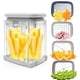 thumbnail image 1 of Cortador Profesional de Verduras y Patatas para Papas Fritas en Acero Inoxidable con Base Antideslizante y Contenedor Gris Niebla, 1 of 5