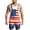 Red-1, variant on Independence Day Festival Bib Overalls for Men Casual Patriotic Shorts Romper Independence Day Party