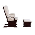 thumbnail image 4 of DeeHome Madison Glider & Ottoman Espresso/Latte, 4 of 5