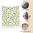 thumbnail image 6 of Cauagu Tiger Leaves Print Women Wrap Shawl tassels Scarves Retro Scarf 77.6"X28.3", 6 of 8