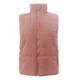 thumbnail image 3 of Pyhlmscde Women's Corduroy Cropped Puffer Vest, Fleece Vest, Womens Tops, Fall Clothes, 3 of 3
