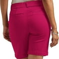 thumbnail image 6 of HTNBO Womens Bermuda Golf Shorts Quick Dry Active Shorts with Pockets Athletic and Breathable, 6 of 7