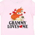 thumbnail image 4 of Inktastic Grammy Loves Me Woodland Fox Girls Toddler T-Shirt, 4 of 5