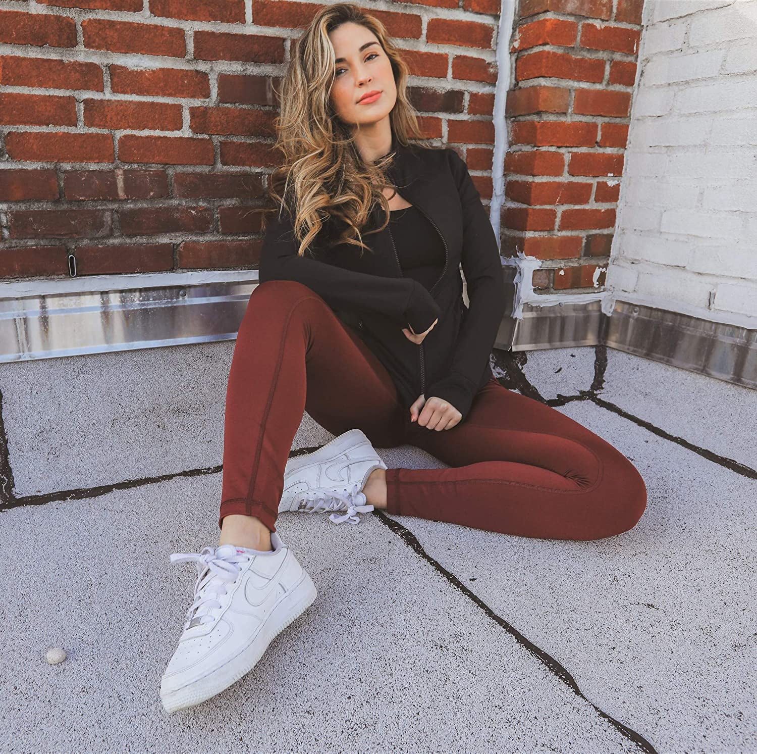 90 Degree By Reflex High Waist Fleece 