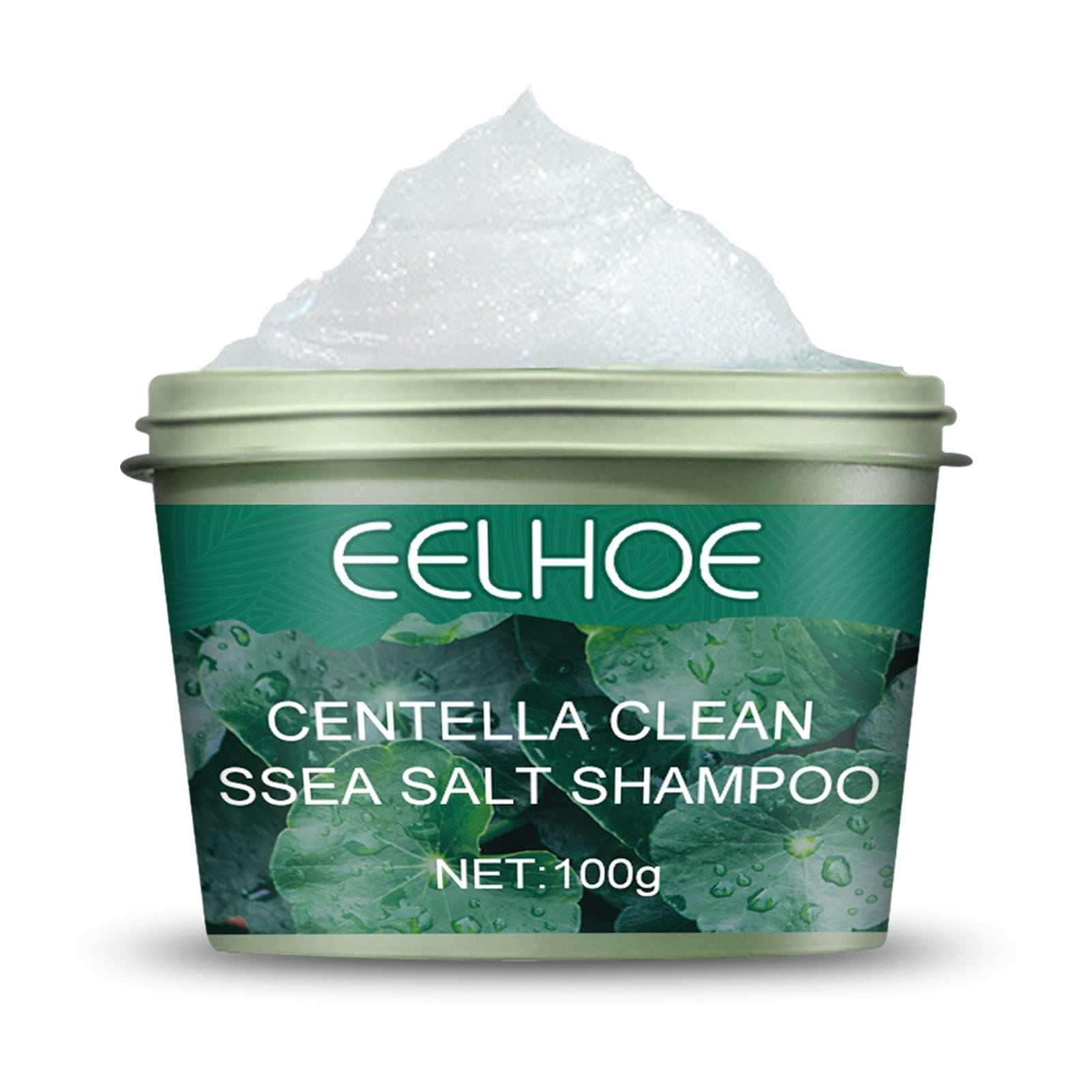 EELHOE 100g Centella  Sea Salt Cream Shampoo Oil Control Dandruff Removal Scalp Cleaning Mild Refreshing