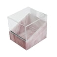 thumbnail image 4 of de cinta de pestañas Caja de almacenamiento de cinta de pestañas, máquina a de cinta a prueba de polvo con soporte de rollo de cinta textura rosa, 4 of 8