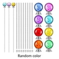 thumbnail image 3 of Enchanting Bead Stakes for Gardens Metal Rods with Crystal and Glass Element, 3 of 8