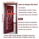thumbnail image 5 of Puerta con mosquitera magnética EEYZD con marco completo negro, 5 of 8