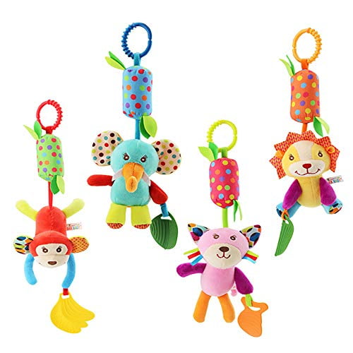 Baby Hanging Rattles Toys, Newborn Crib Toys Car Seat Stroller Toys for