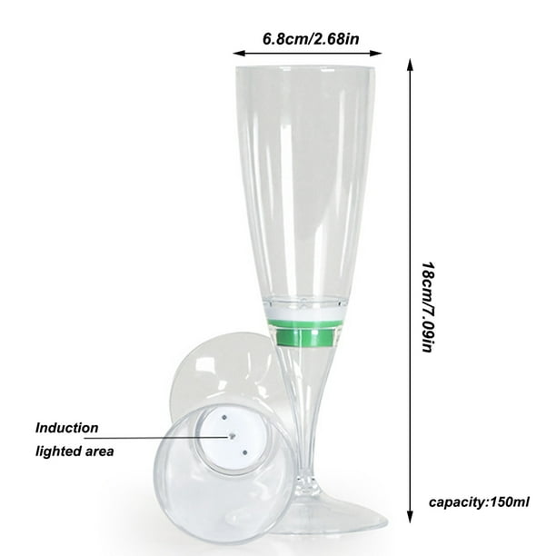 Lighted drinking glasses deals