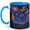 Blue, variant on Magical Night Sky 11oz Ceramic Mug, Dragon Star Coffee Cup