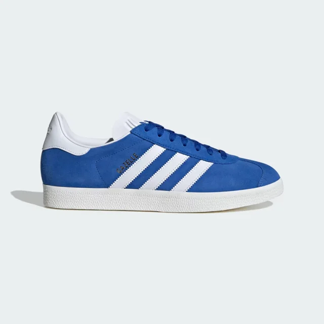 Ad-id-as Gazelle IG2093 Sneaker Men's 8.5 Blue White Suede Lifestyle Shoes LR3991