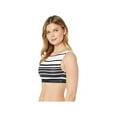 thumbnail image 3 of Ralph Lauren BLACK Gradient Stripe Underwire High Neck Bra Swim Top, US 12, 3 of 4