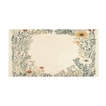 thumbnail image 2 of Beautiful Wildflowers Frame Bath Mat 39x20 Non-Slip Bathroom Rugs Absorbent Soft Plush Quick Dry for Tub Shower Kitchen Home Decor, 2 of 8