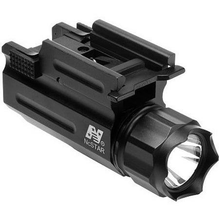 NcStar Weaver Mount Quick Release 90 Lumen LED Weapon Flashlight, Black