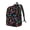 Small, variant on Rainbow Butterflies Pattern Durable Canvas Backpack for Men & Women – Stylish & Lightweight – Adjustable Straps, Multiple Pockets – Fits 15-17 Inch LaptopsMedium