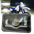 thumbnail image 4 of 4x6 LED Headlight with High/Low Beam and DRL for Off-Road Motorcycles, 6000K Color Temperature, 45W Power, Polycarbonate Lens and Aluminum Alloy Housing, 4 of 9