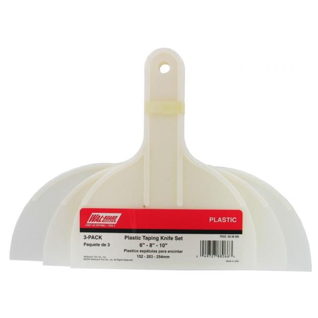 Walboard Tool 3 Pack Plastic Taping Knife Set 88066