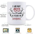 thumbnail image 6 of 63rd Birthday Gifts for Women Men - I''m Not 63 I''m 18 with 45 Years of Experience Mug - 63 Year Old Present Ideas for Mom, Dad, Wife, Sisters, Grandma, Grandpa, Friends, Coworkers - 11 oz Coffee Mug, 6 of 6