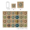 thumbnail image 2 of Lucoss 24pcs 4" Peel and Stick Vinyl Backsplash Tiles Stickers Tile Paint Removable Waterproof Self-Adhesive Decals Vinyl Home Kitchen Bathroom Spring Easter Decoration, 2 of 8