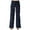 Blue, variant on Womens Casual Pants for Summer Women's Solid Color Strapped Pockets Loose Casual Wide Leg Casual Pants Pants, Size XXL