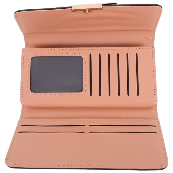 LOLIPPYY Women Long Wallet Water Resistant Trifold Wallet For Travel 1Pcs