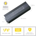 thumbnail image 3 of Armacost Lighting 841200 120 Watts Gradation Conduit Conducteur 12 Volts Alimentation Continue, Gris, 3 of 5