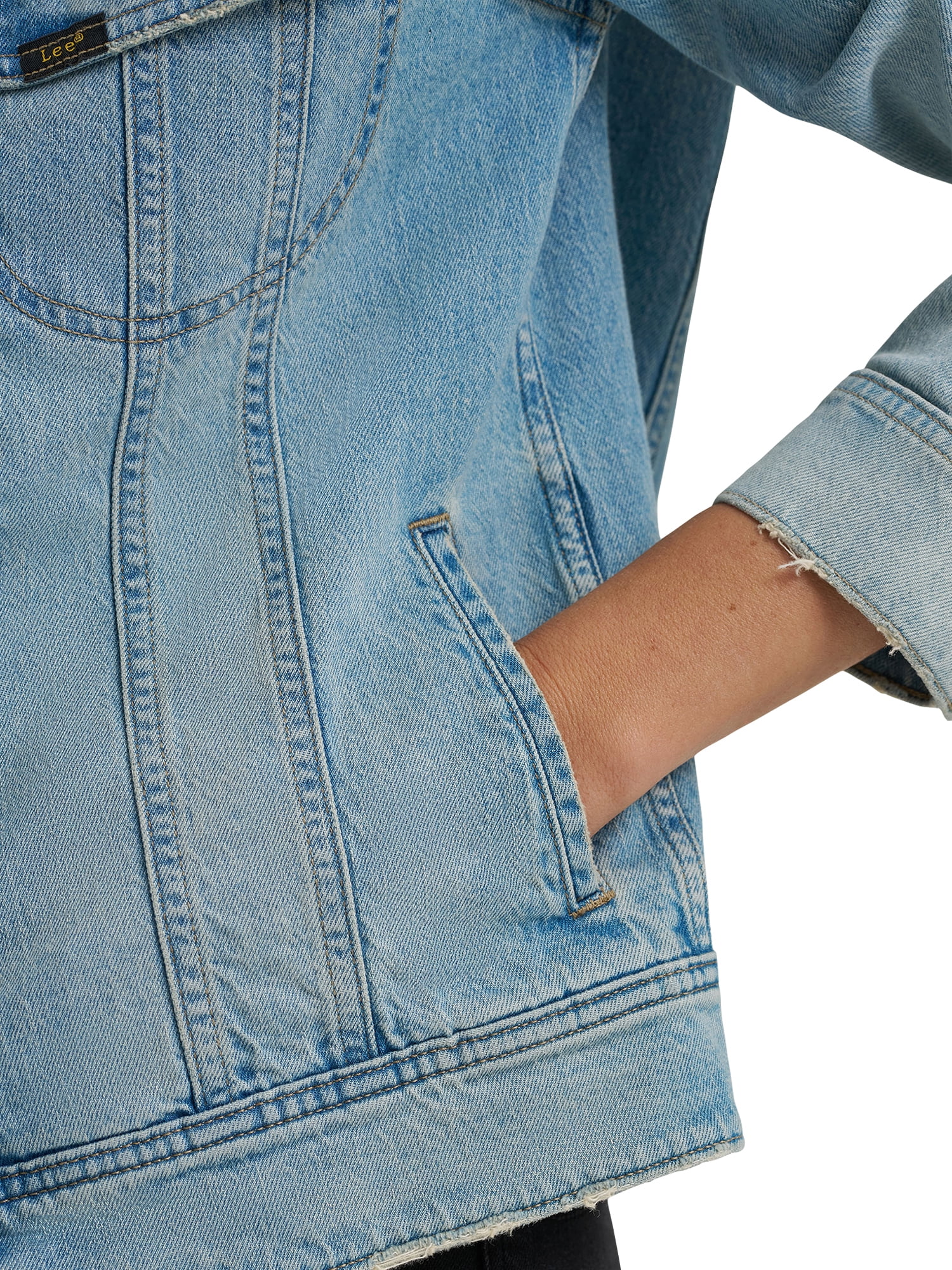 Lee Women's Regular Fit Jean Jacket with Legendary Denim - Walmart.com