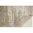 thumbnail image 6 of 5' X 8' Ivory Gold And Gray Abstract Stain Resistant Area Rug, 6 of 8