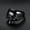 Black, variant on Mens Skull Ring Titanium Steel Punk Style Retro Fashion Jewelry For Men Durable High Quality Gift For Him Gift Idea