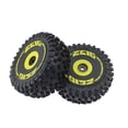 thumbnail image 2 of áticos de rueda de goma, repuesto duradero resistente al desgaste de 7cm de diámetro, bricolaje para Wltoys 1/14, piezas de RC, acceso Baoblaze Neumáticos de rueda RC, 2 of 8