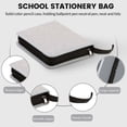 thumbnail image 4 of Clearance! Pencil Case for Adults - Large Pencil Pouch with Many Compartments, Versatile Storage for Office and School,Black, 4 of 6
